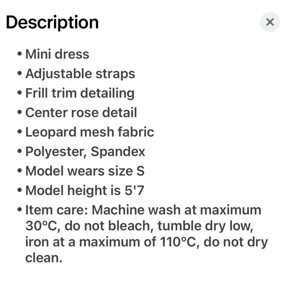 Edikted Leopard Mesh Mini Dress with Frill Trim
Size L New - Picture 4 of 4